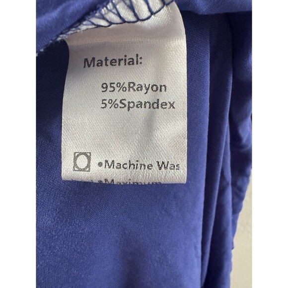 Women's maxi dress royal blue Boho V-Neck Wedding Guest Graduation Party XXL - Picture 14 of 14